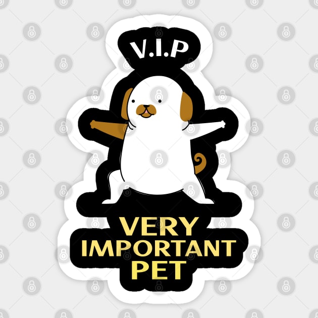 DOG VIP very important pet Sticker by Kataclysma